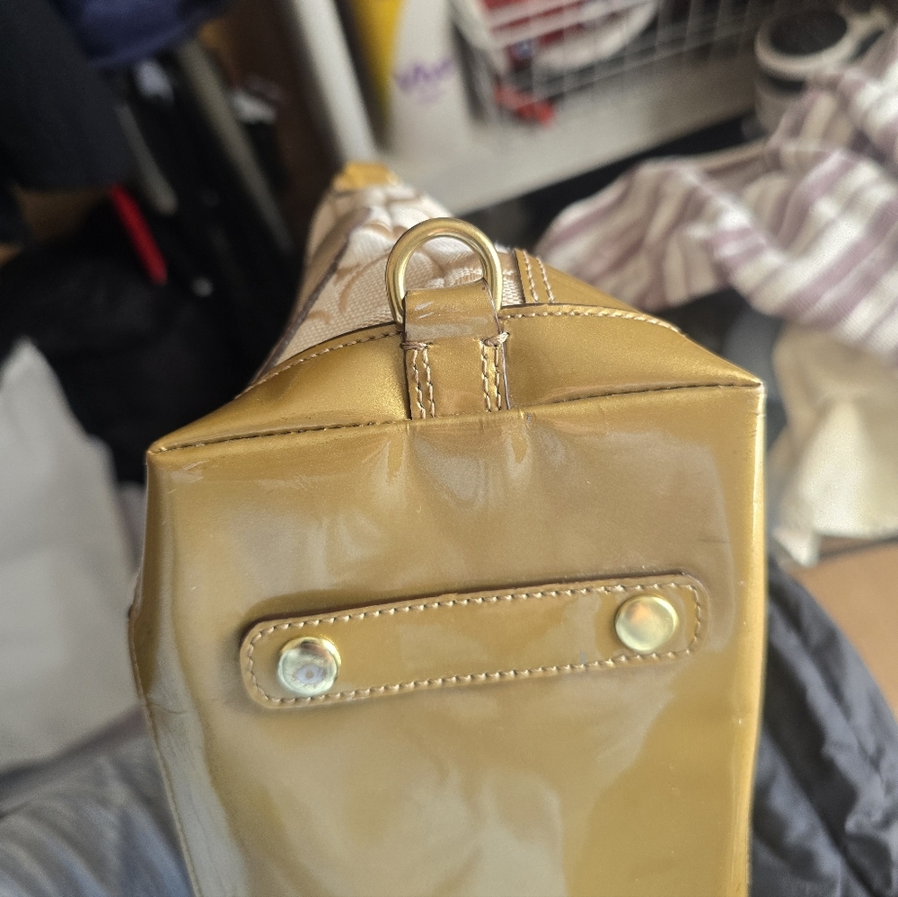 Coach Ashley Multicolor Patchwork Shoulder Bag - image 5